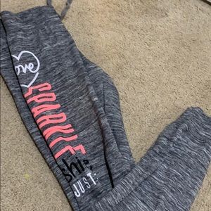 Gray Justice girls sweatpants